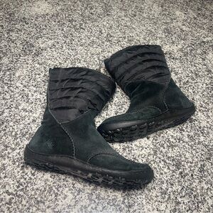 Columbia Minx Moccasin Winter Boots Womens 9 Black Waterproof Omni-Heat Insulate